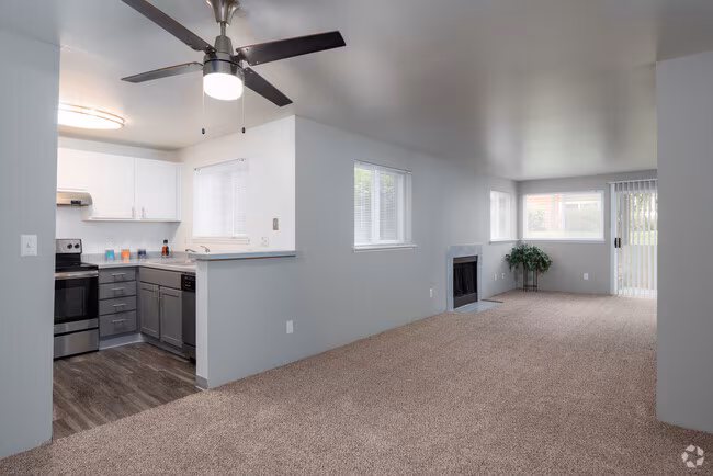 Two Bedroom One Bath Deluxe G105 floor plan